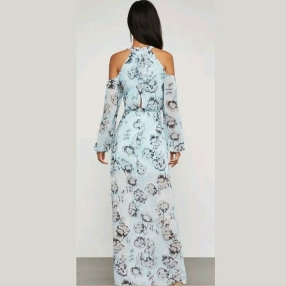 BCBGMAXAZRIA ISABELE FLORAL-PRINT MAXI DRESS Size 4 $298 - Picture 2 of 11